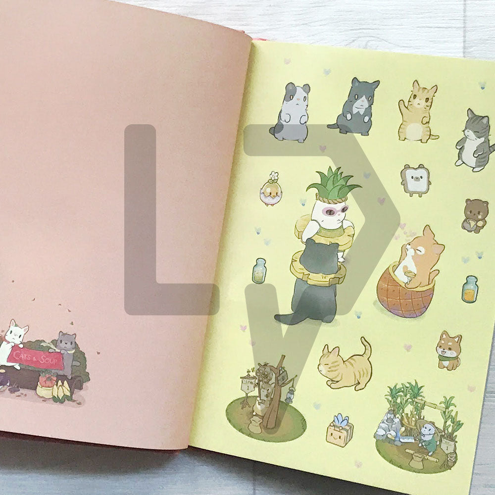 Cats & Soup Sticker Book 고양이와 스프 스티커북