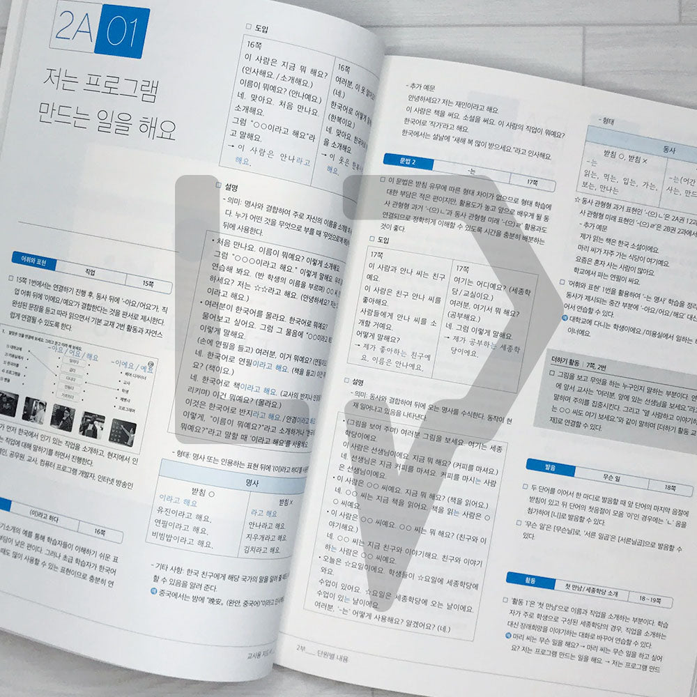 Sejong Korean Teacher's Guide 세종한국어 교사용 지도서 Vol. 2