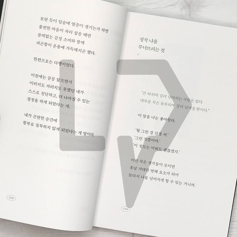 The bright days are waiting for you 눈부시게 빛나는 날들이 너를 기다리고 있어