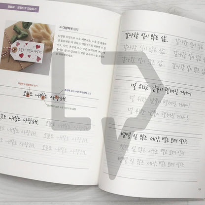 I want to be good at Korean handwriting like Callilove 나도 캘리애처럼 손글씨 잘 쓰고 싶어 (2023 Revised)