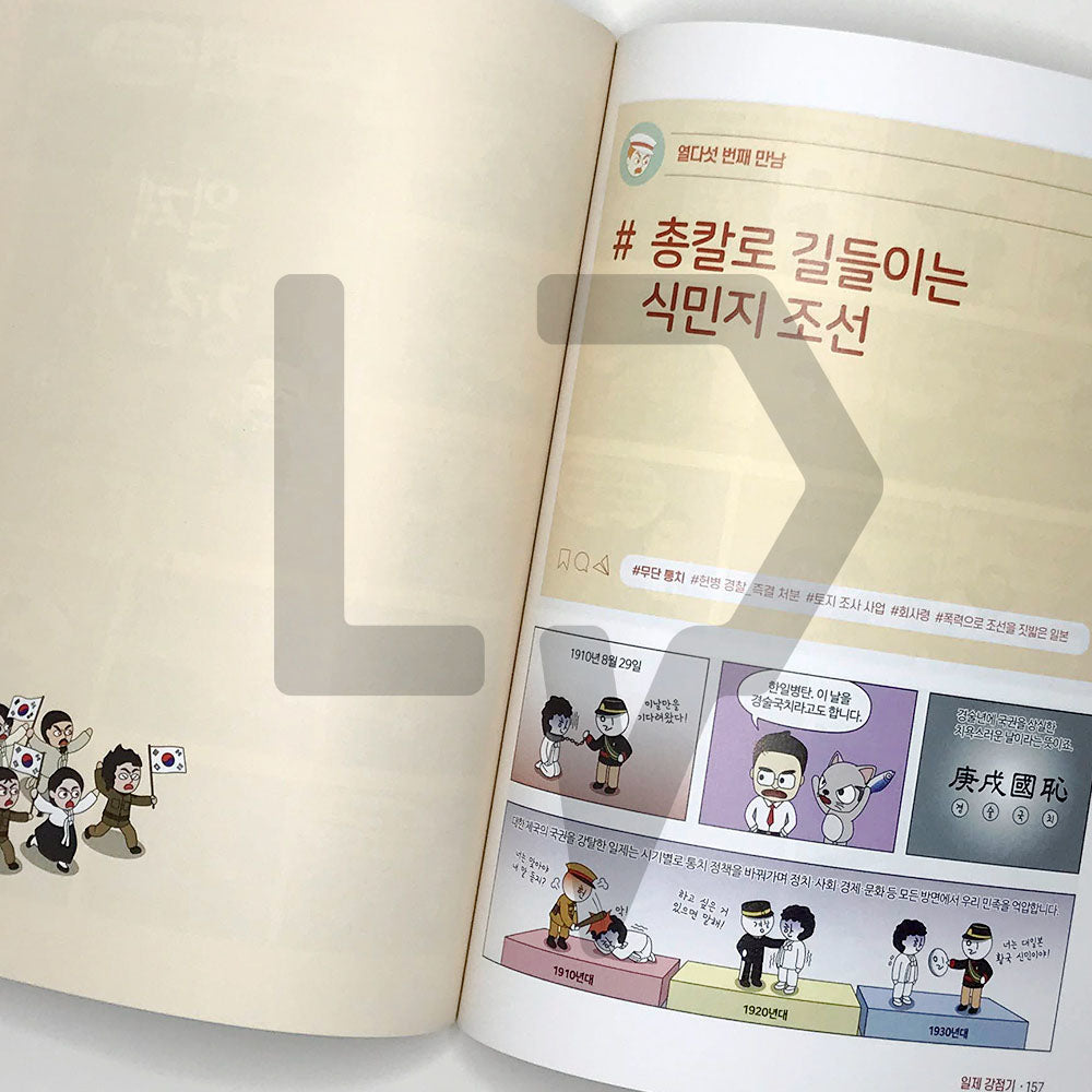 Choi Tae-sung's Korean History Comics 최태성의 만화 한국사 Vol. 2 Late Modern Era - Life Pattern Korea