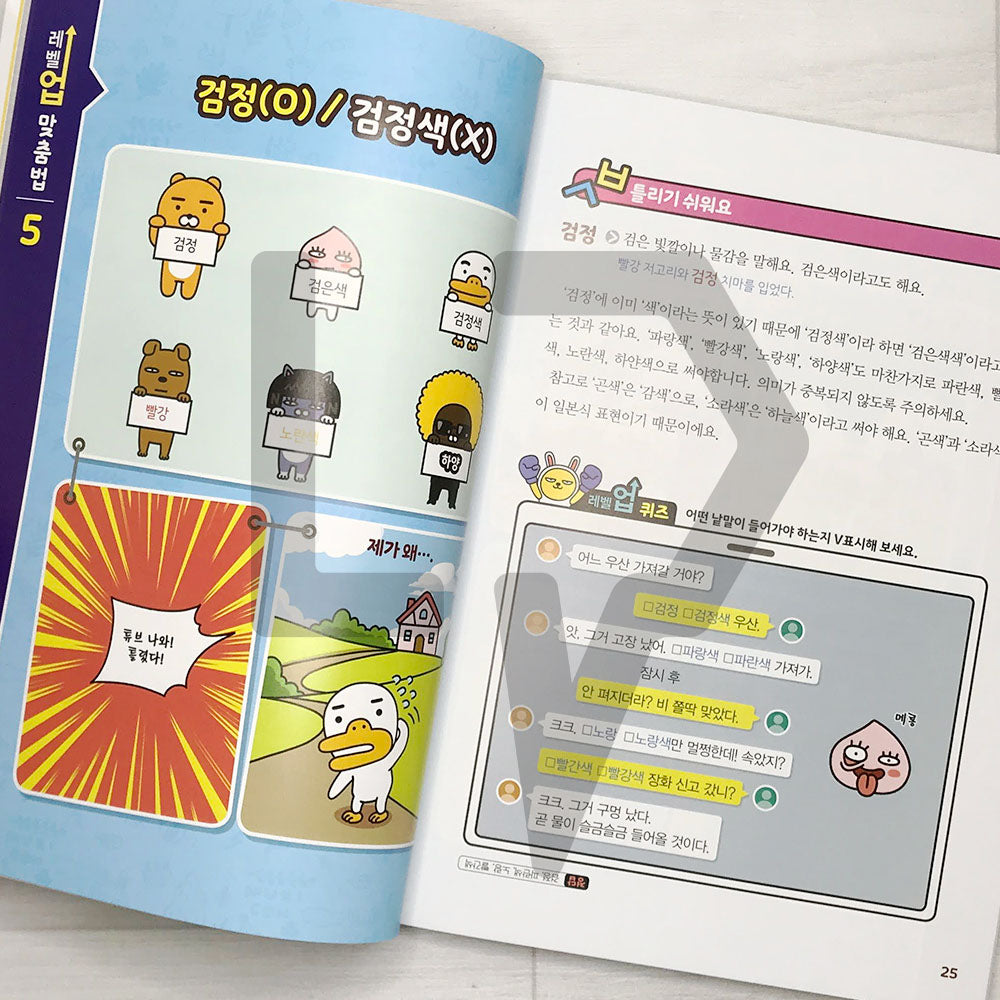 Level Up Kakao Friends: Korean Spellings 레벨업 카카오프렌즈 맞춤법