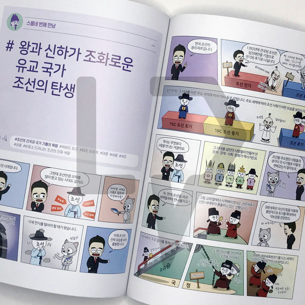Choi Tae-sung's Korean History Comics 최태성의 만화 한국사 Vol. 1 Early Modern Era - Life Pattern Korea