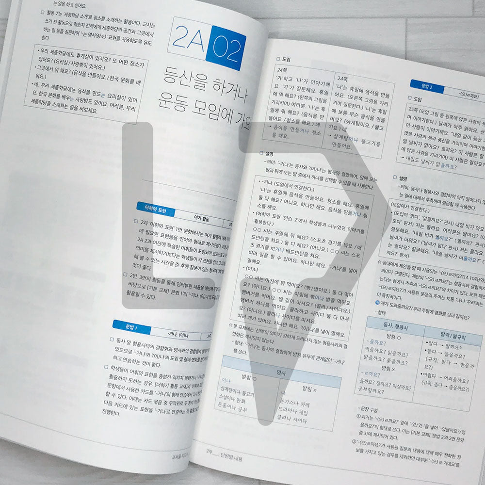 Sejong Korean Teacher's Guide 세종한국어 교사용 지도서 Vol. 2