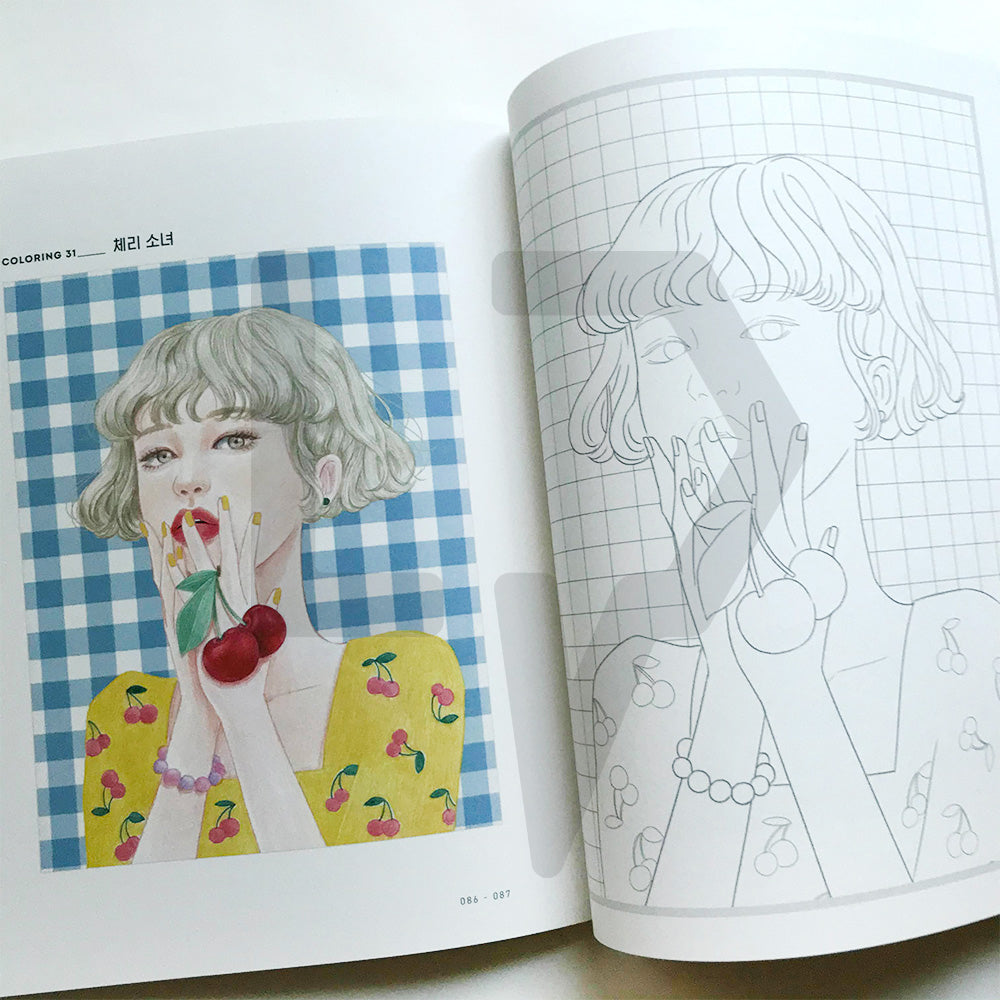 The Moment Coloring Book 소녀의 시간 시즌2 컬러링북 - Life Pattern Korea