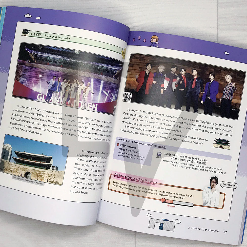 BTS Travel Book with useful Korean expressions