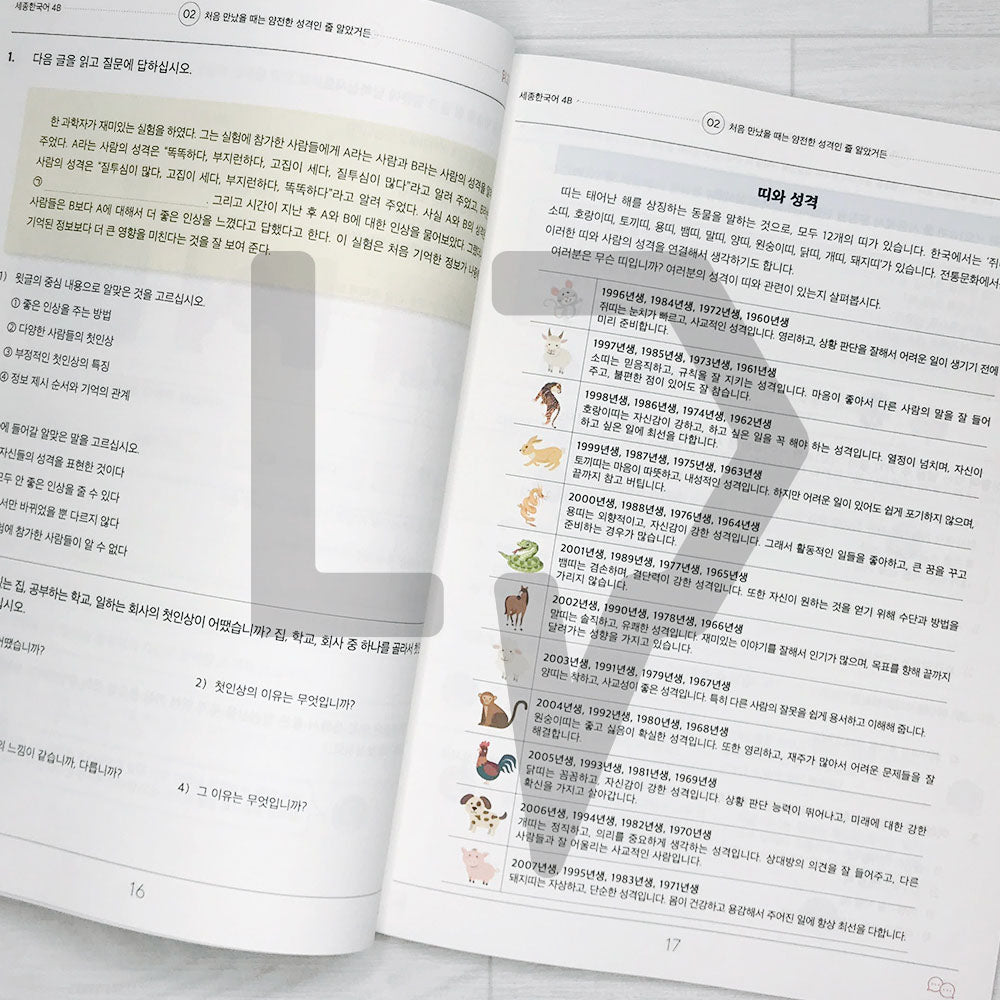 Sejong Korean Extension Activity Book 세종한국어 더하기 활동 4B (2022 Edition)