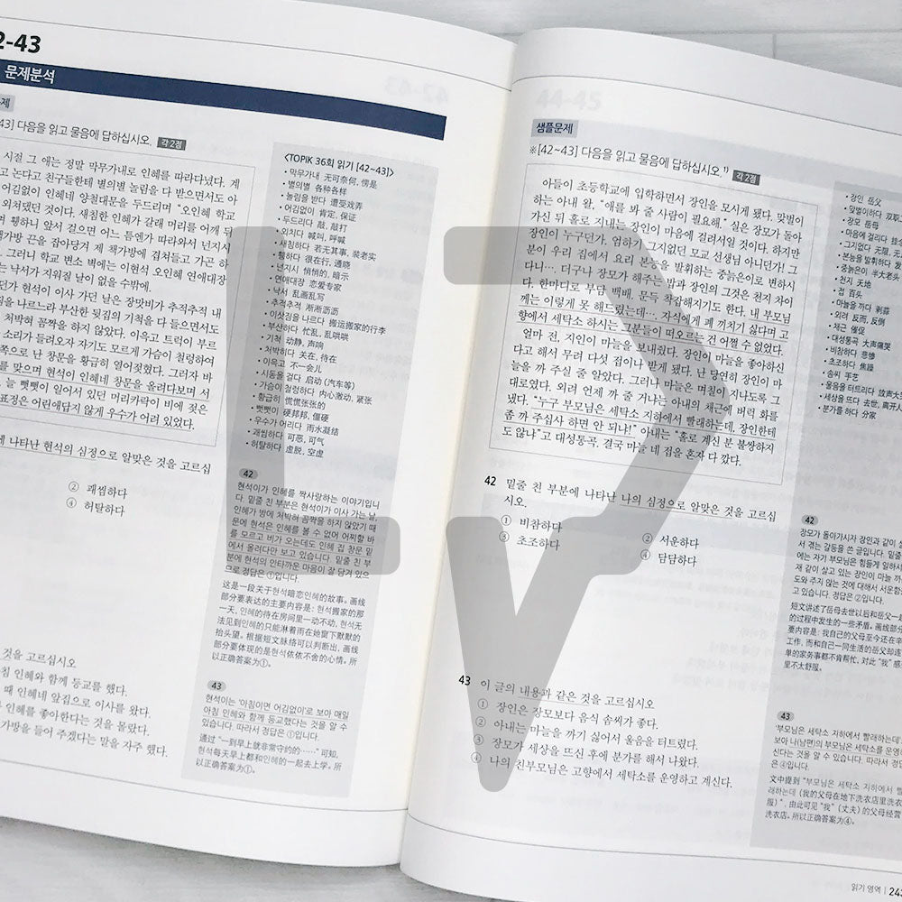 Korean Language Bank TOPIK 2: OK with this one book 한국어뱅크 토픽 2 한 권이면 OK (Chinese) - Life Pattern Korea