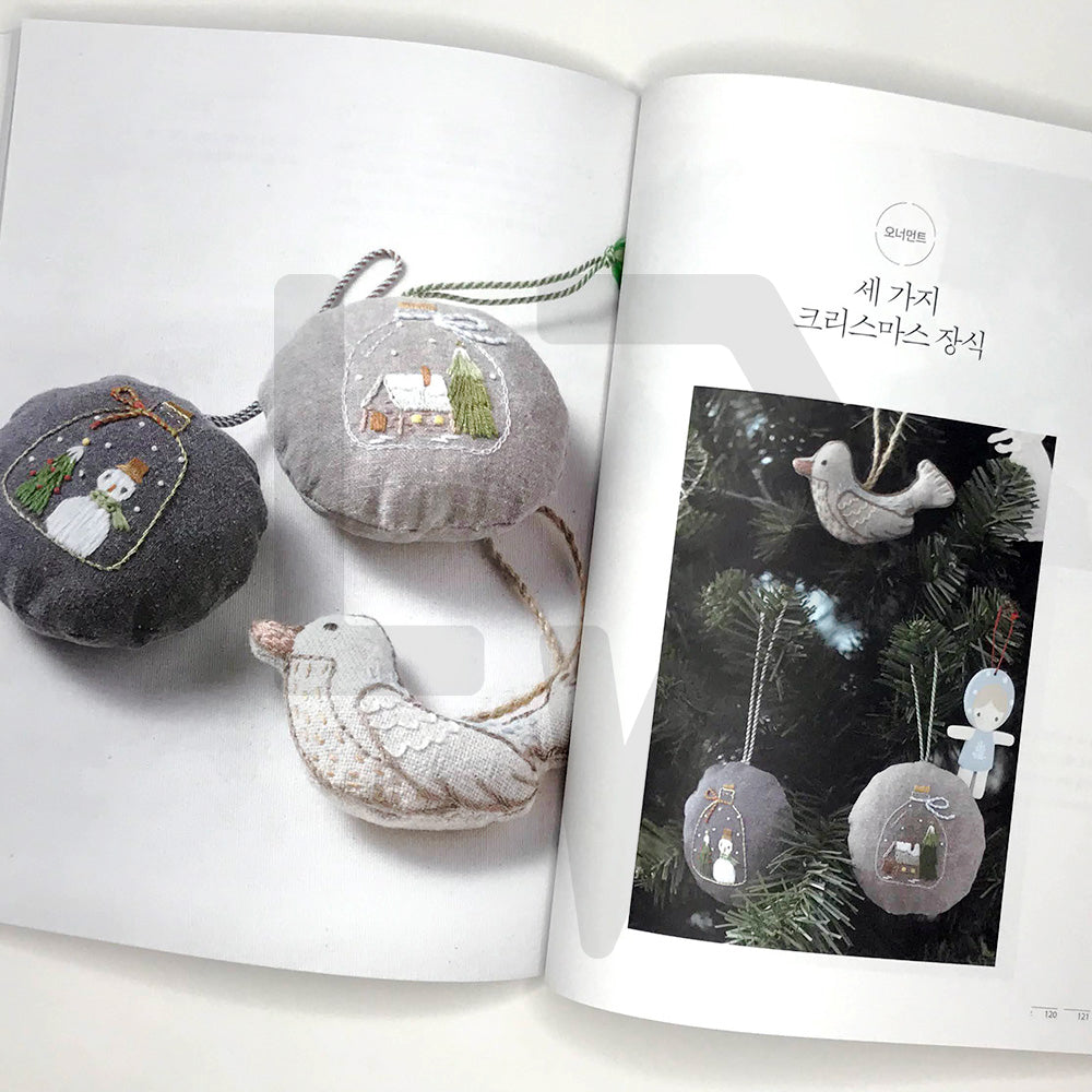 K.Blue's Four Seasons on French Embroidery 케이블루의 사계절 프랑스 자수 - Life Pattern Korea
