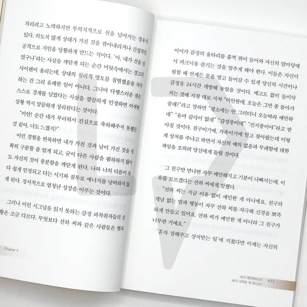 It Is Not Me Too Sensitive, It Is You Too Unreasonable 내가 예민한게 아니라 네가 너무한 거야 - Life Pattern Korea