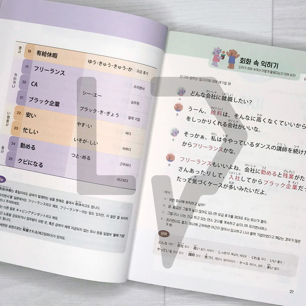 Yuhadayo's 10-hour Japanese words 유하다요의 10시간 일본어 단어