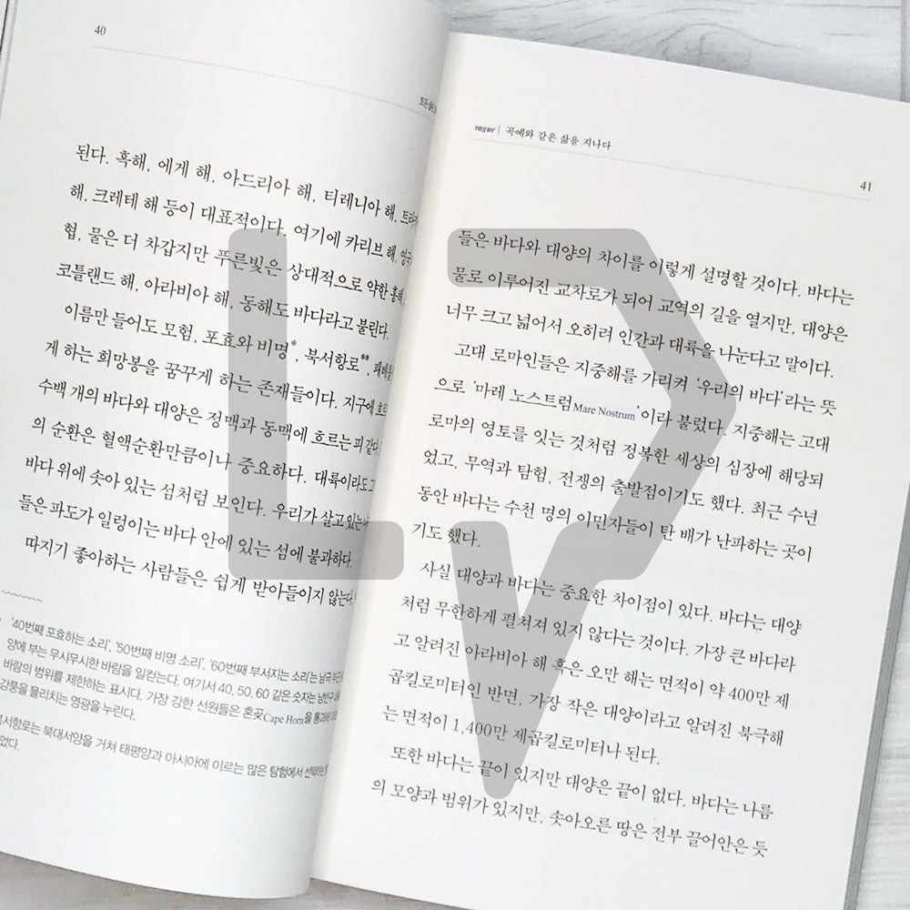All life flows (Petite philosophie de la Mer) 모든 삶은 흐른다