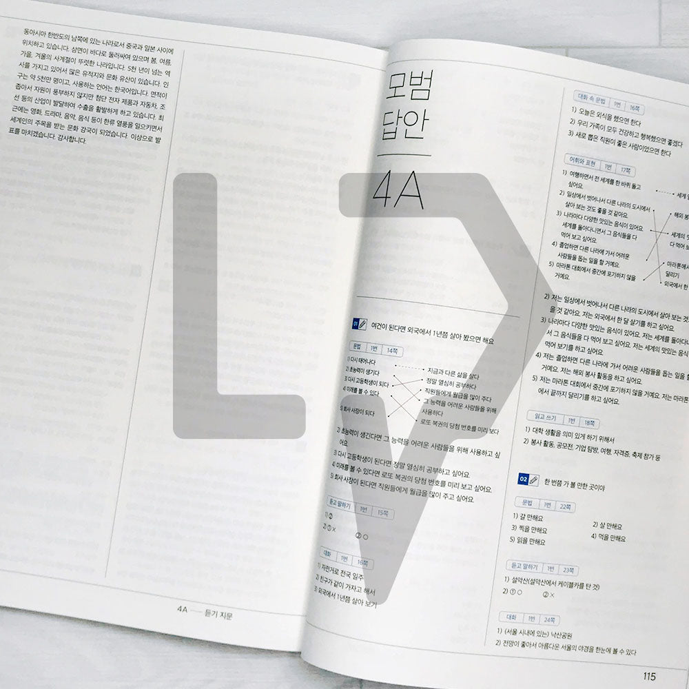 Sejong Korean Student Book 세종한국어 4A (2022 Edition)