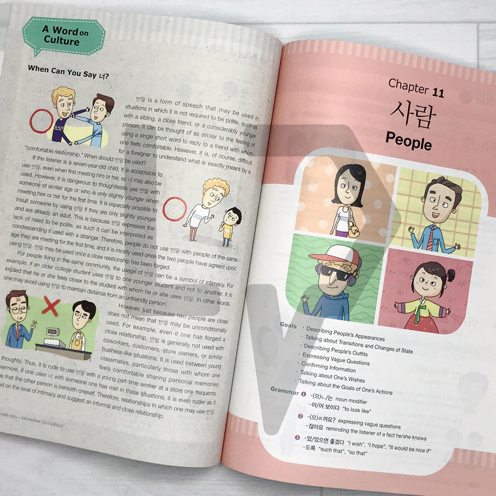 Korean Made Easy Intermediate 2nd Edition - Life Pattern Korea