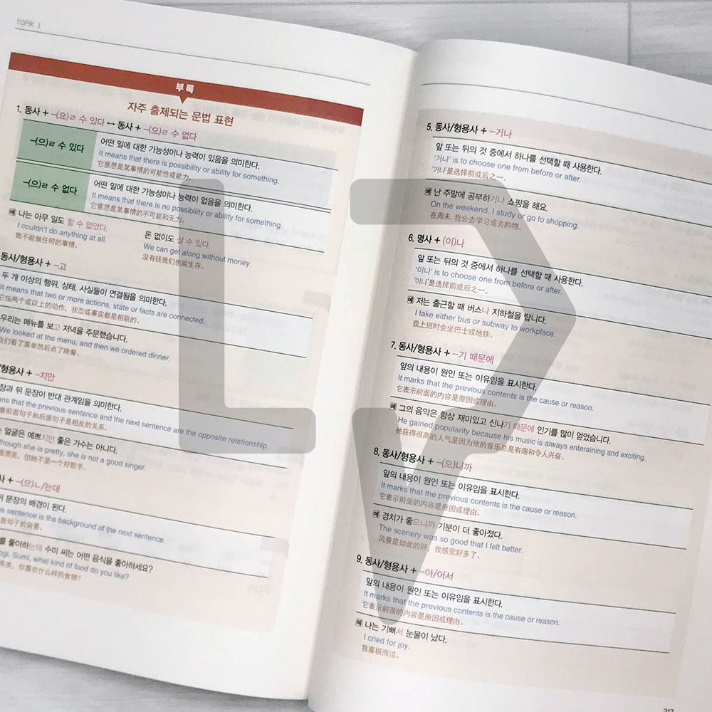 TOPIK 1 Short-term Course 토픽 1 단기완성 (2023) - Life Pattern Korea