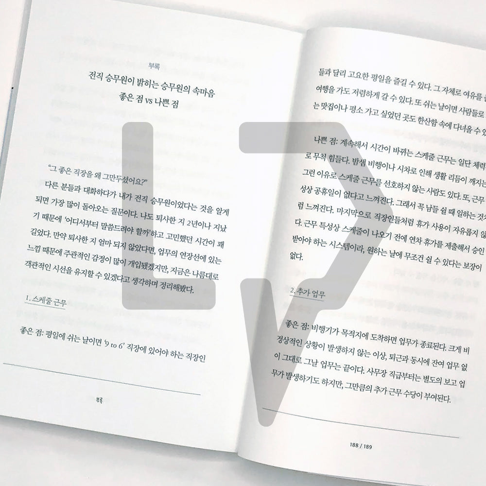 How come, flight attendant 어쩌다, 승무원 - Life Pattern Korea