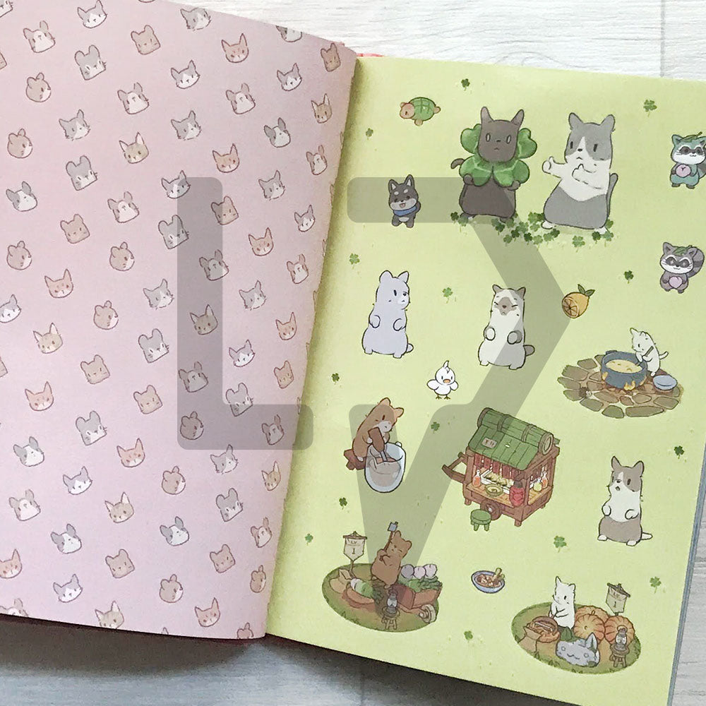 Cats & Soup Sticker Book 고양이와 스프 스티커북