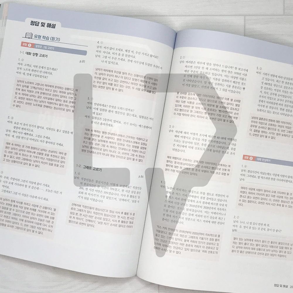 HangeulPark Cool TOPIK 2 Comprehensive Guide 한글파크 쿨토픽 2 종합서 - Life Pattern Korea