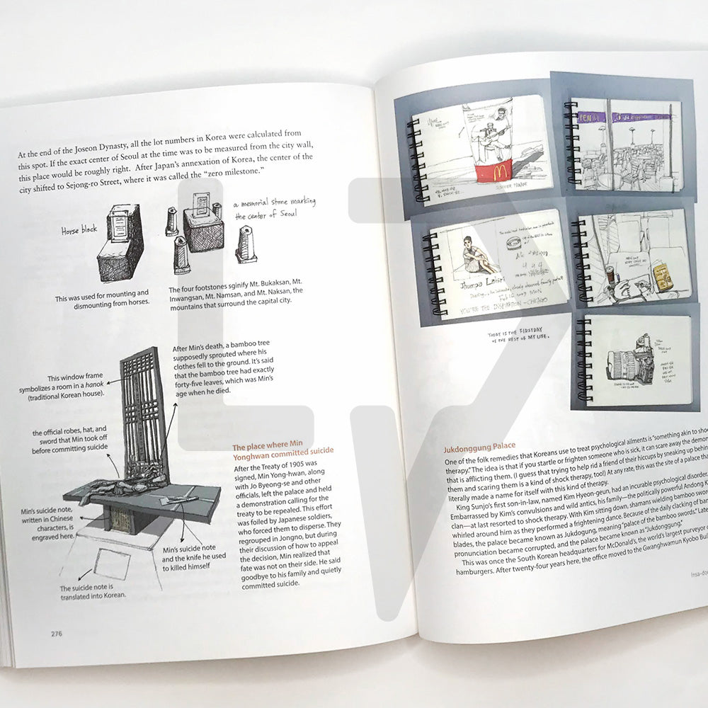 Seoul’s Historic Walks in Sketches - Life Pattern Korea