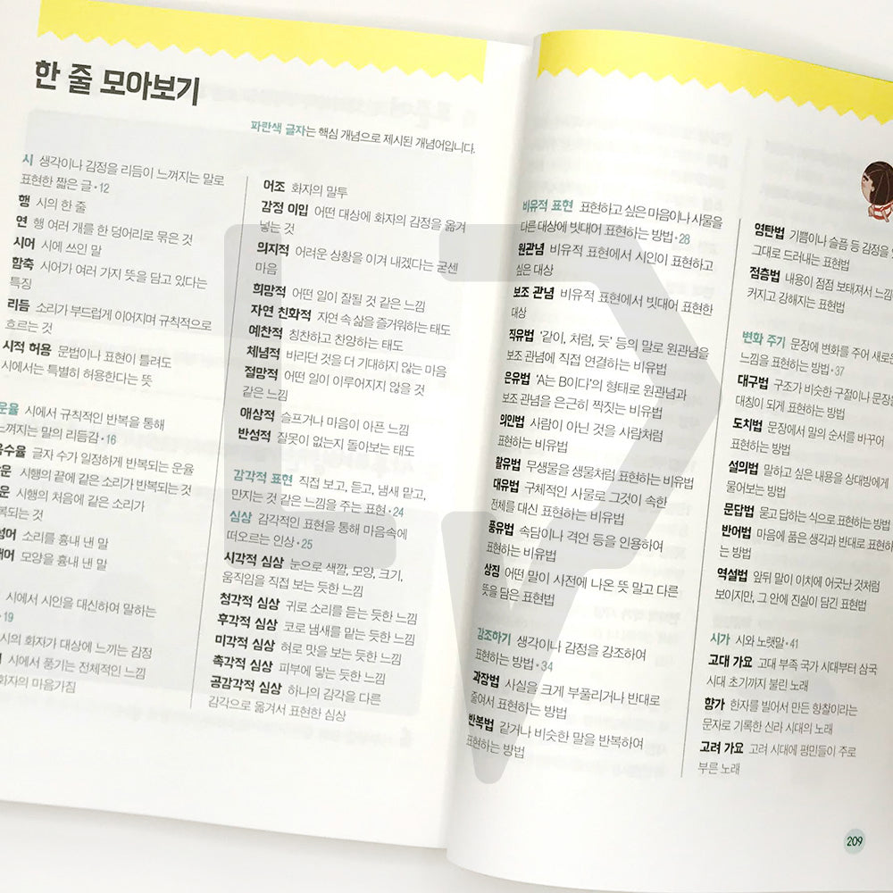 One cut picture dictionary for elementary Korean language principle 초등 국어개념 한 컷 그림사전 - Life Pattern Korea
