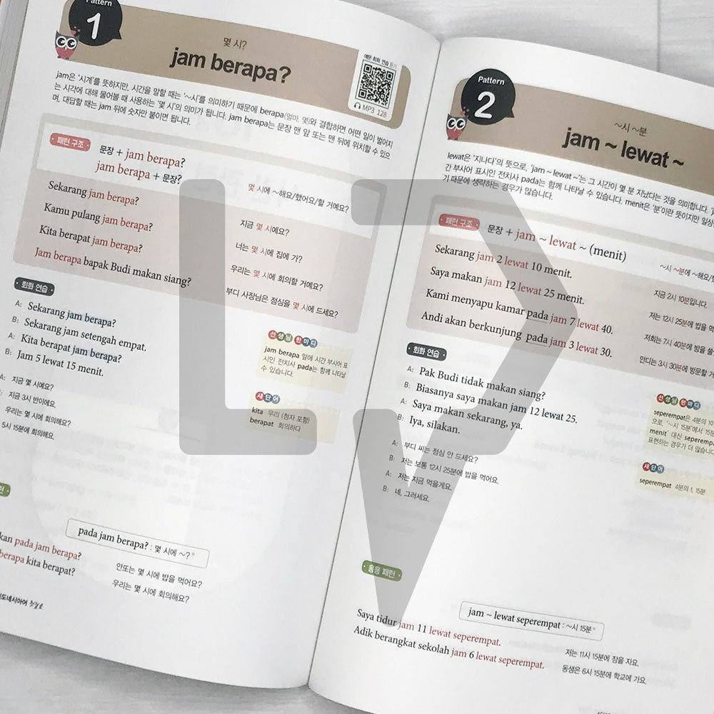Pattern Rules: The first step in Indonesian 패턴의 법칙 인도네시아어 첫걸음