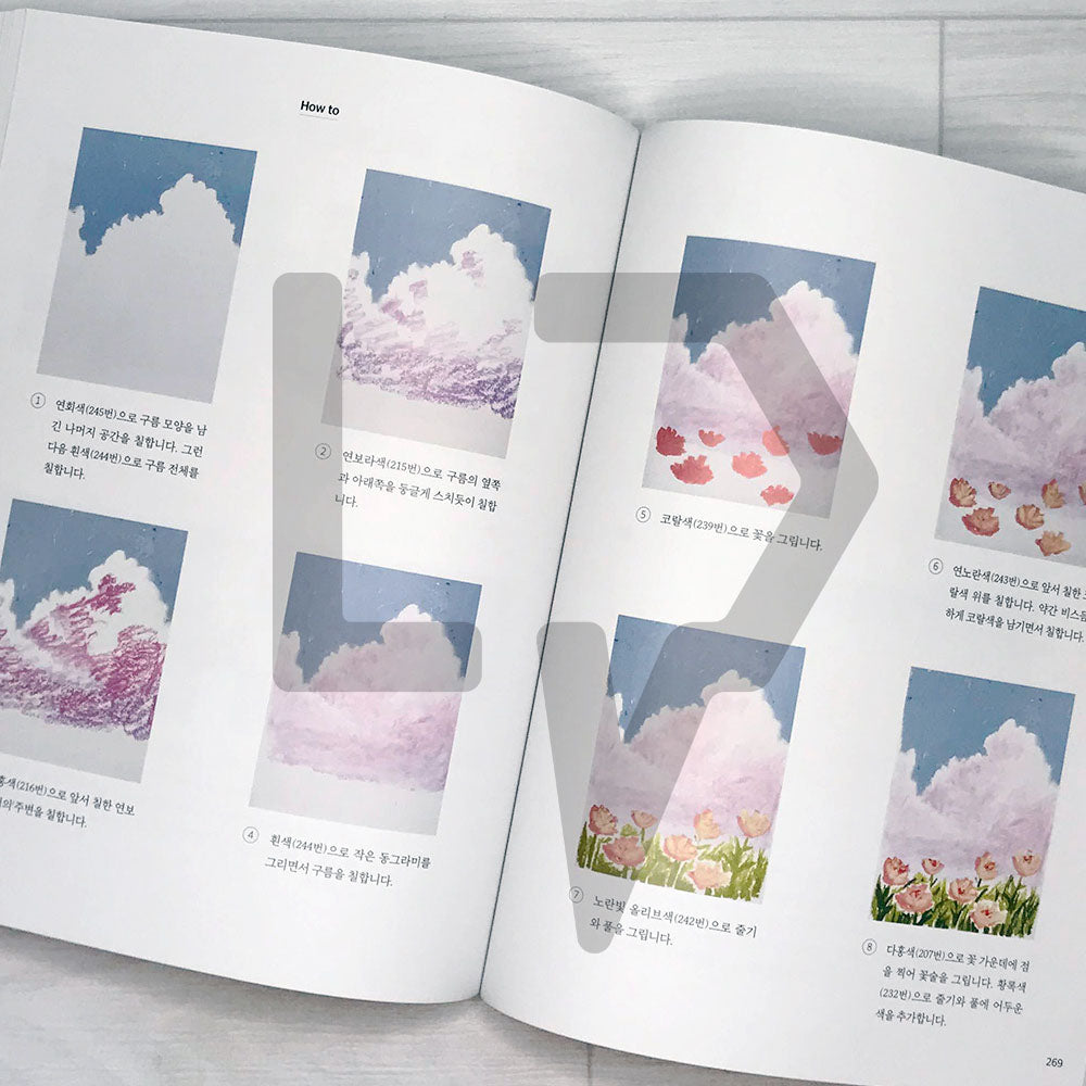 Drawing Day Class for Beginner (I Start Drawing Today) by Maca & Caron 오늘부터 그림 그리기를 시작합니다 - Life Pattern Korea