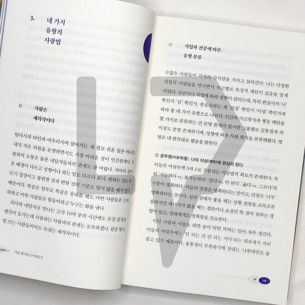 How to Love 사랑 수업 - Life Pattern Korea