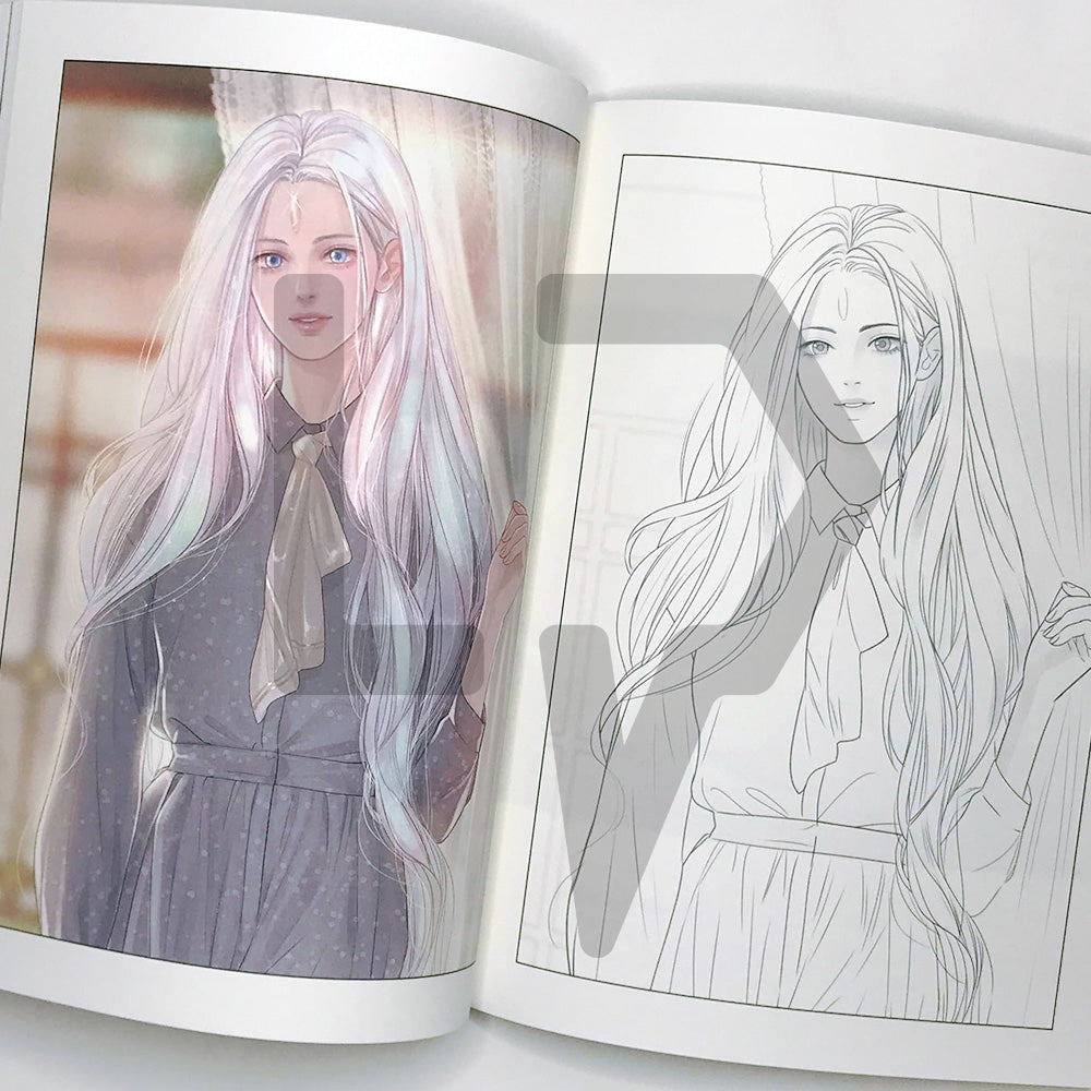 Mystical (Mystique) Coloring Book 신비 컬러링북 - Life Pattern Korea