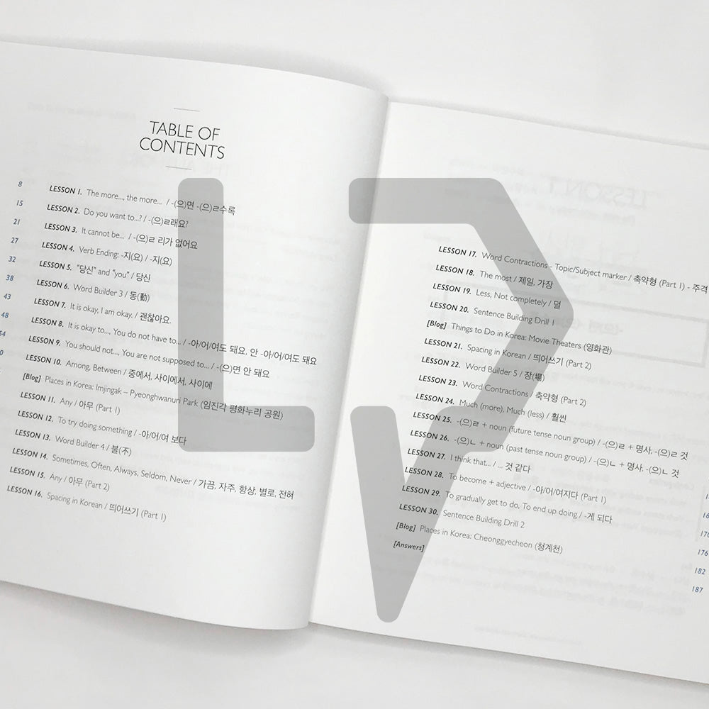 Talk To Me In Korean (TTMIK) Grammar Textbook Level 4 - Life Pattern Korea