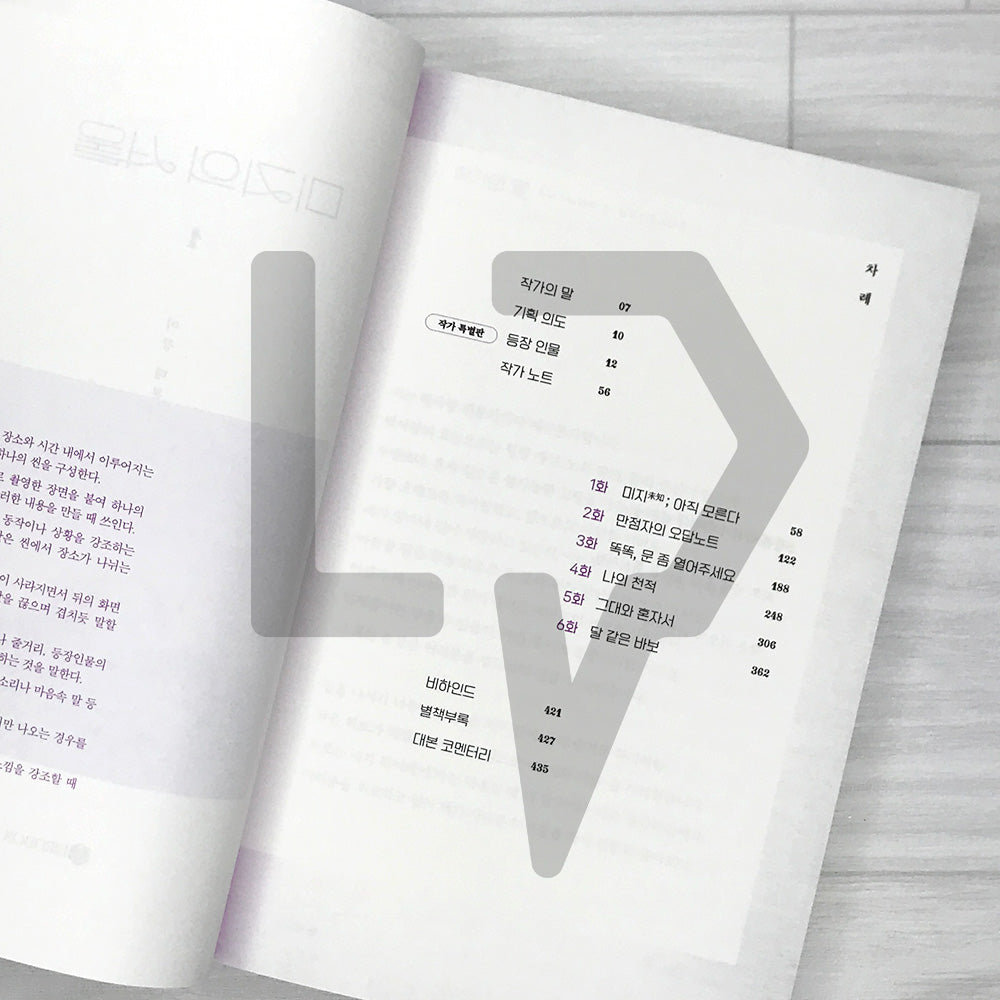 Our Unwritten Seoul Script Book 미지의 서울 대본집
