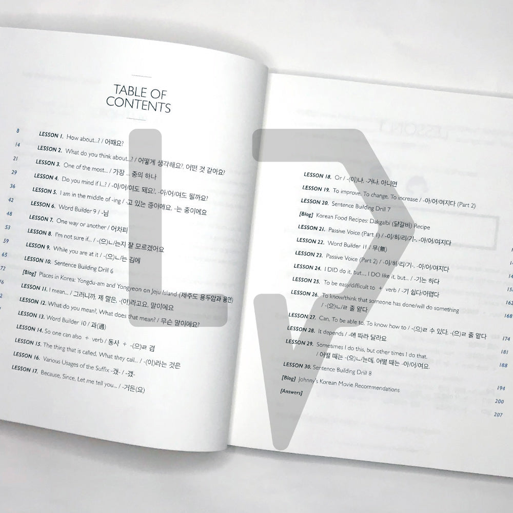 Talk To Me In Korean (TTMIK) Grammar Textbook Level 6 - Life Pattern Korea
