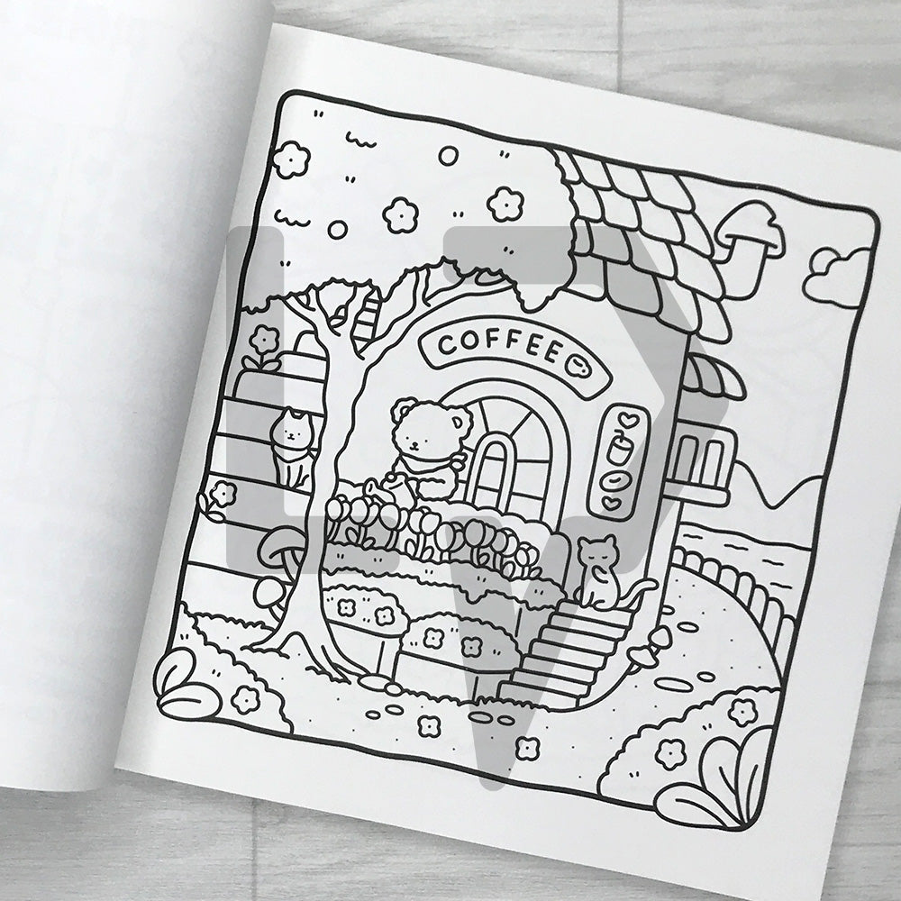 Coco Wyo Cozy Corner: Cute & Comfy Coloring Book 코코 와이오 코지 코너: 아늑한 공간