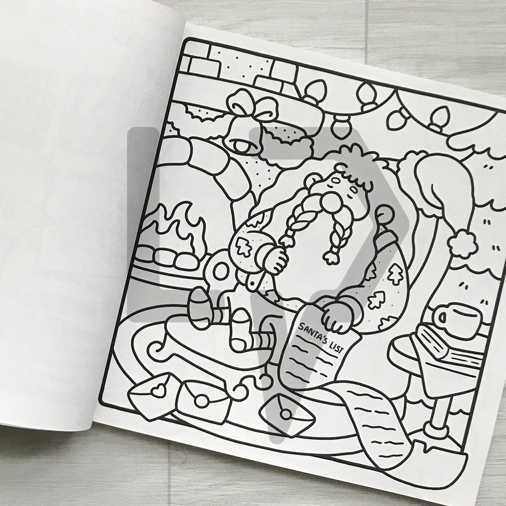 Coco Wyo Cozy Christmas Coloring Book 코지 크리스마스