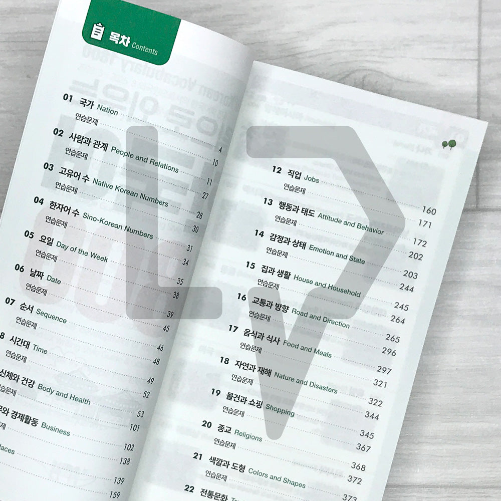 Visual Korean Vocabulary 1800: Everyday Korean Words - Pictures, Pronunciation, and Example Sentences 그림으로 외우는 한국어 1800