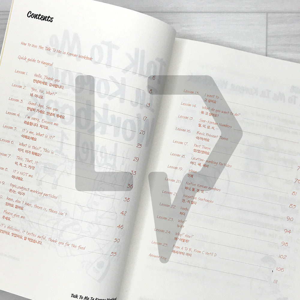 Talk To Me In Korean (TTMIK) Workbook Level 1 (2025 Revised) - Life Pattern Korea