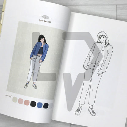 Sihyun's Picture-Like Day: A Sentimental Coloring Book for Your Happiest Moments 시현의 그림 같은 하루: 가장 행복한 시간에 색을 입히는 감성 컬러링북