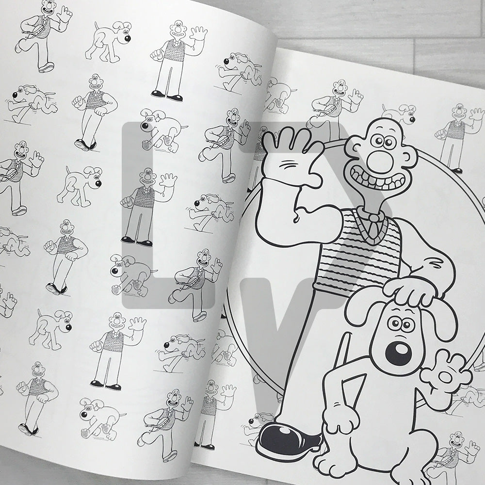 Wallace & Gromit: The Official 30th Anniversary Coloring Book 월레스와 그로밋 컬러링북