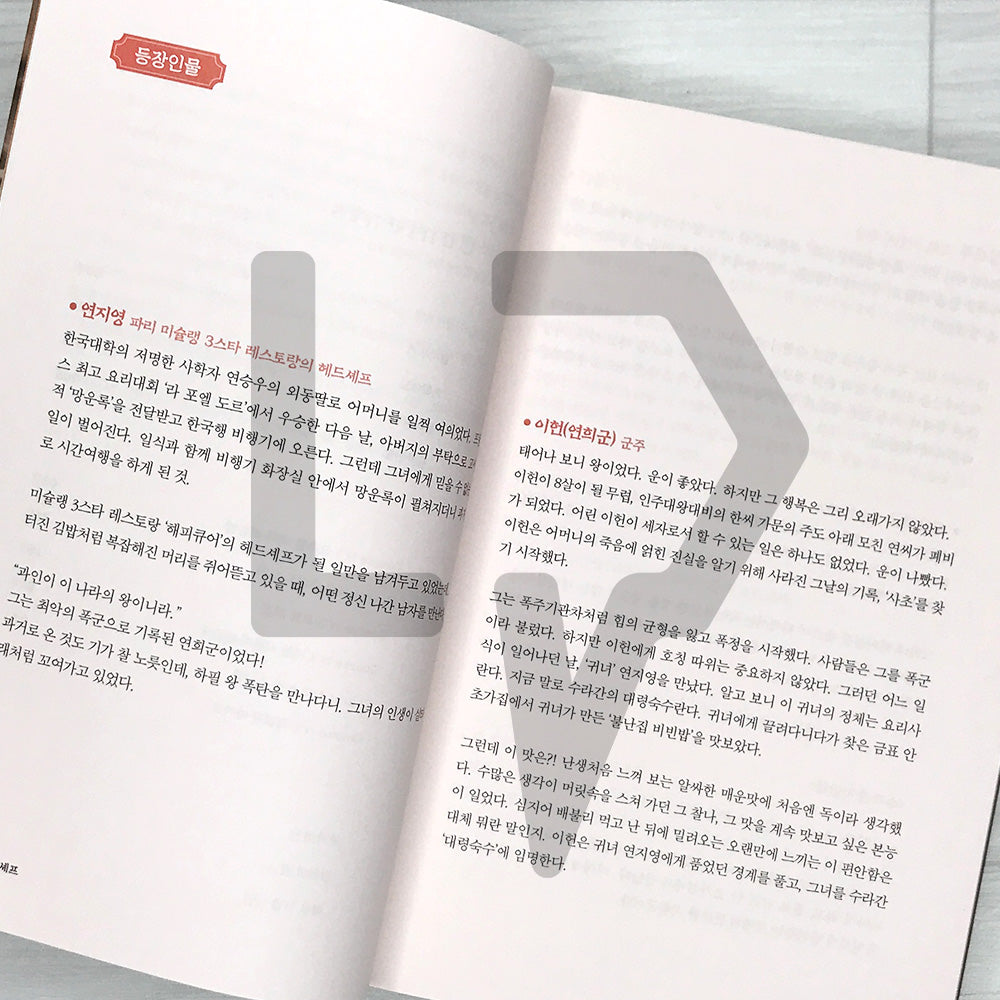 Bon Appetit, Your Majesty (The Tyrant's Chef) - Uncut Script Book 폭군의 셰프 대본집