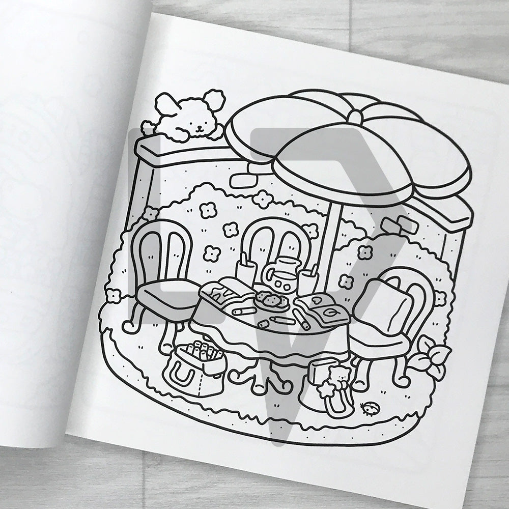 Coco Wyo Cozy Corner: Cute & Comfy Coloring Book 코코 와이오 코지 코너: 아늑한 공간