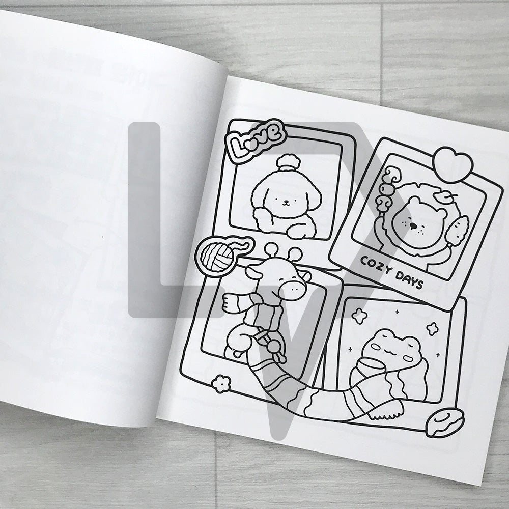 Coco Wyo Cozy Days 코코 와이오 코지 데이즈: Cute & Comfy Colouring Book