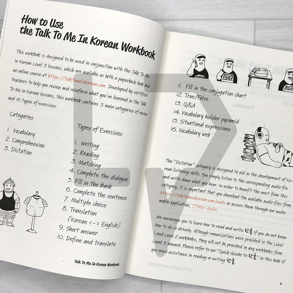 TTMIK Talk To Me In Korean Workbook Level 3 - 2025 Revised Edition