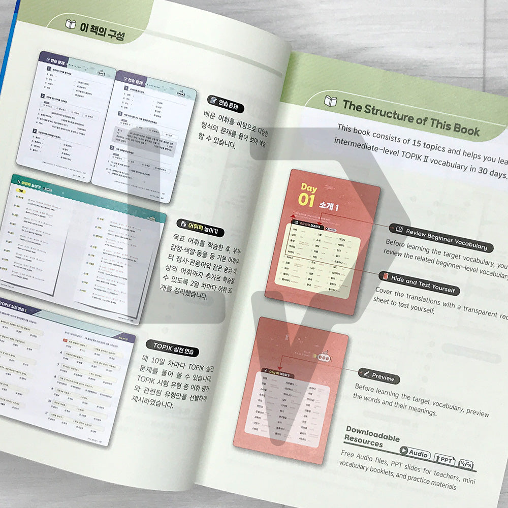 All That TOPIK 2 Intermediate Vocabulary 올댓토픽 한국어능력시험 토픽 2 중급 어휘
