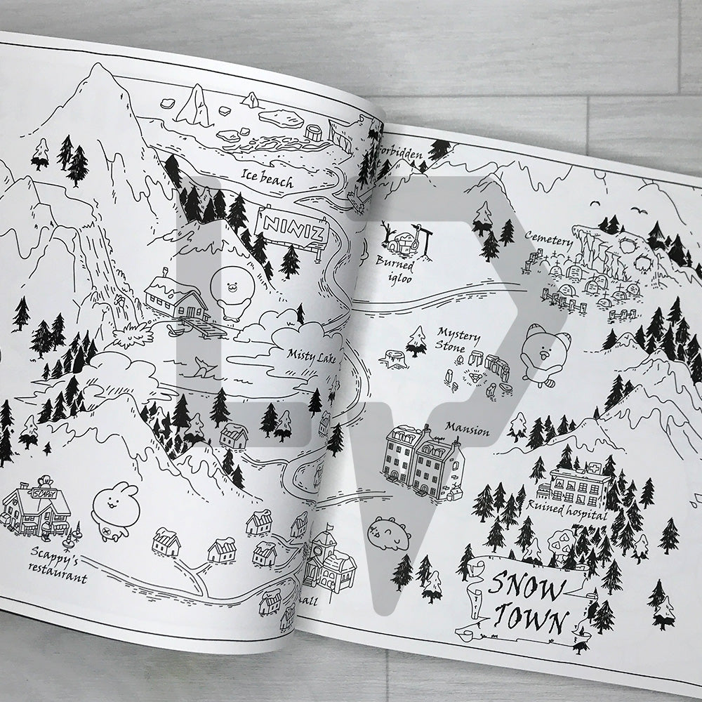 Udangtang! We Are NINIZ Coloring Book 우당탕탕! 우리는 니니즈 컬러링북