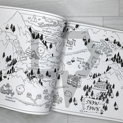 Udangtang! We Are NINIZ Coloring Book 우당탕탕! 우리는 니니즈 컬러링북