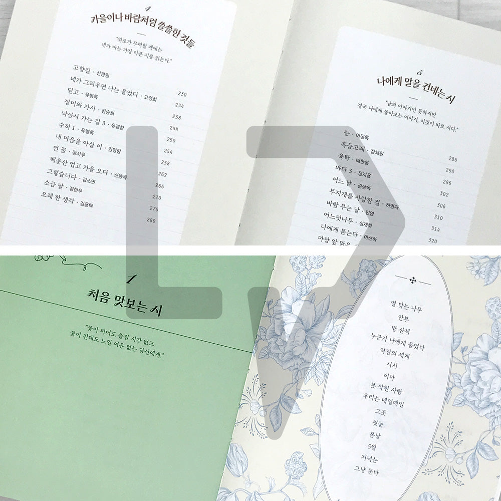 Even Just One Line Etched in My Heart: Na Min-ae’s Life Poetry Copybook 단 한 줄만 내 마음에 새긴다고 해도