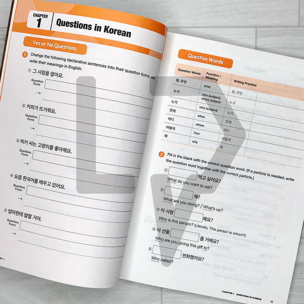 Korean Grammar Canvas: Workbook for Beginners Vol. 2