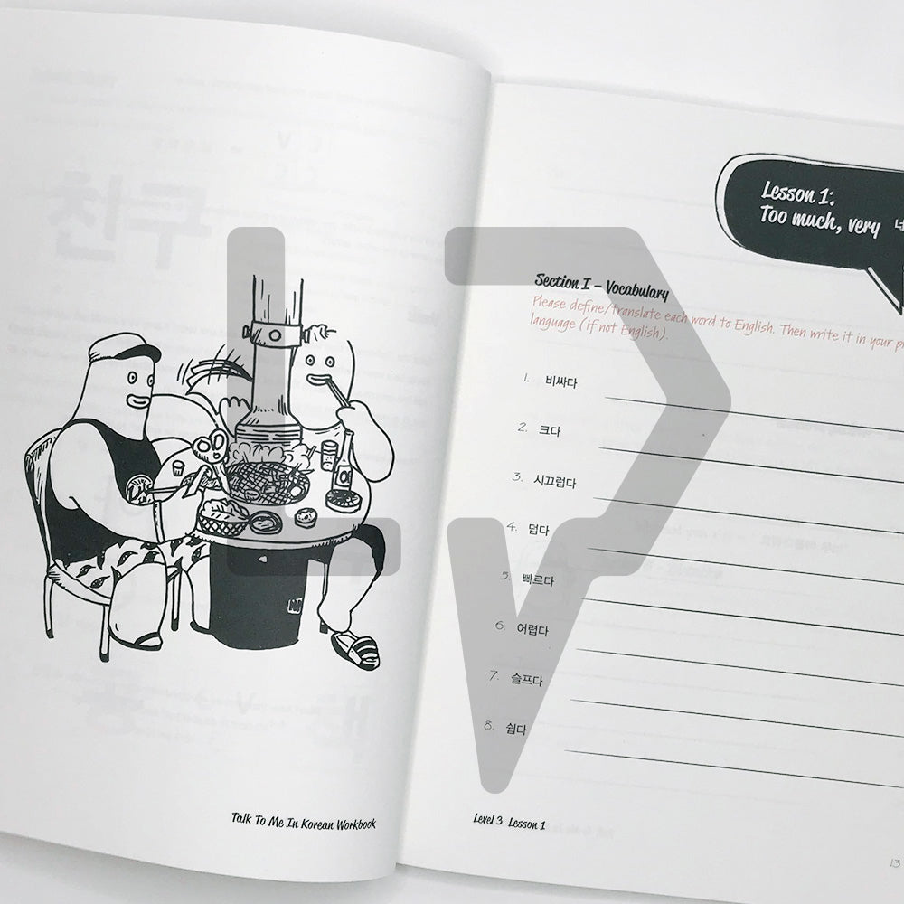 Talk To Me In Korean (TTMIK) Workbook Level 3 - Life Pattern Korea