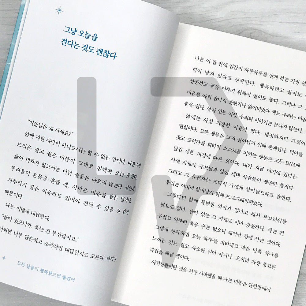 I Hope You Find Happiness in All Your Days 모든 날들이 행복했으면 좋겠어