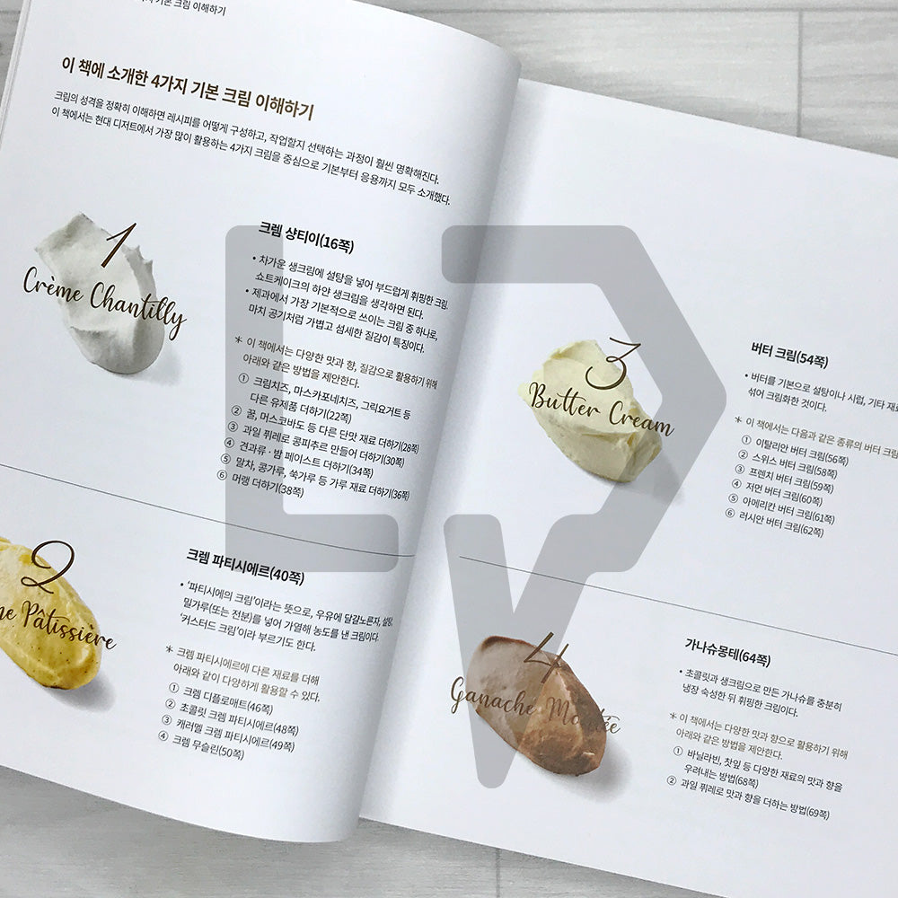 Perfect Cream & Dessert: 66 Cream Recipes, 20 Desserts, 84 Variations 퍼펙트 크림 & 디저트: 디저트를 빛나게 하는 완벽한 크림과 디저트 레시피