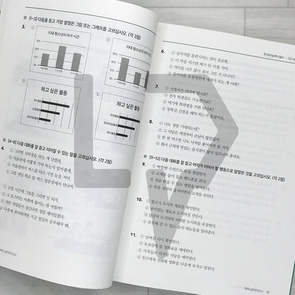 TOPIK 300+ TOPIK 2 New Mock Tests 5 Sets 토픽300+ 한국어능력시험 토픽 2 New 실전모의고사 5회분